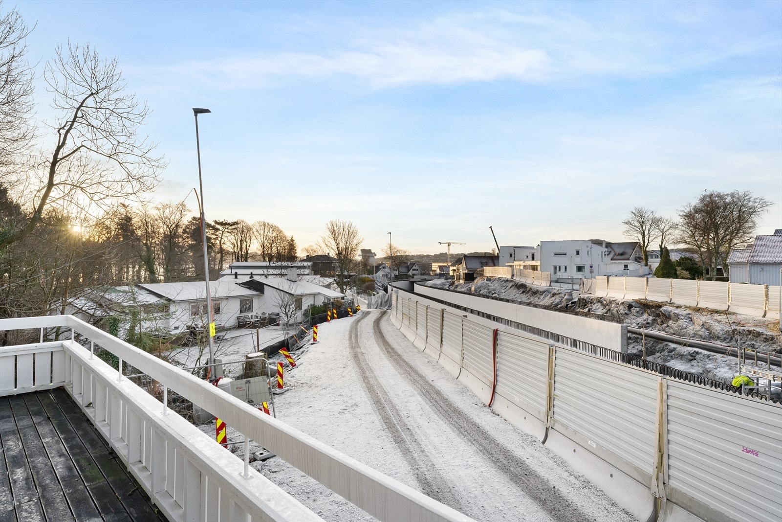 Utsikt fra sør/vestvendt balkong Galleribilde