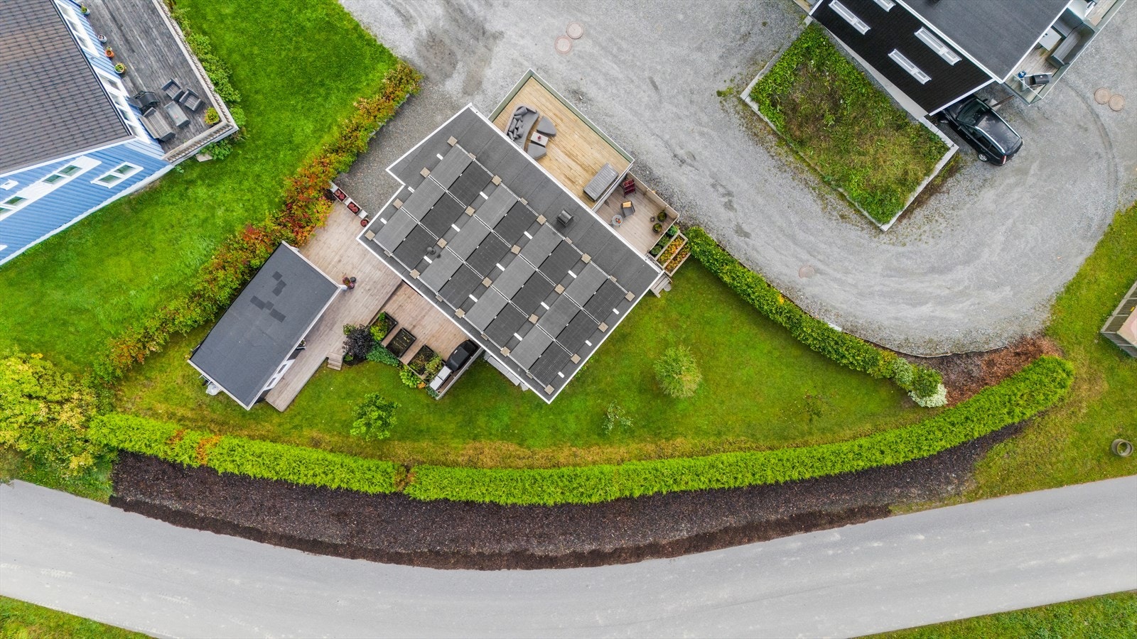 Dronefoto Galleribilde