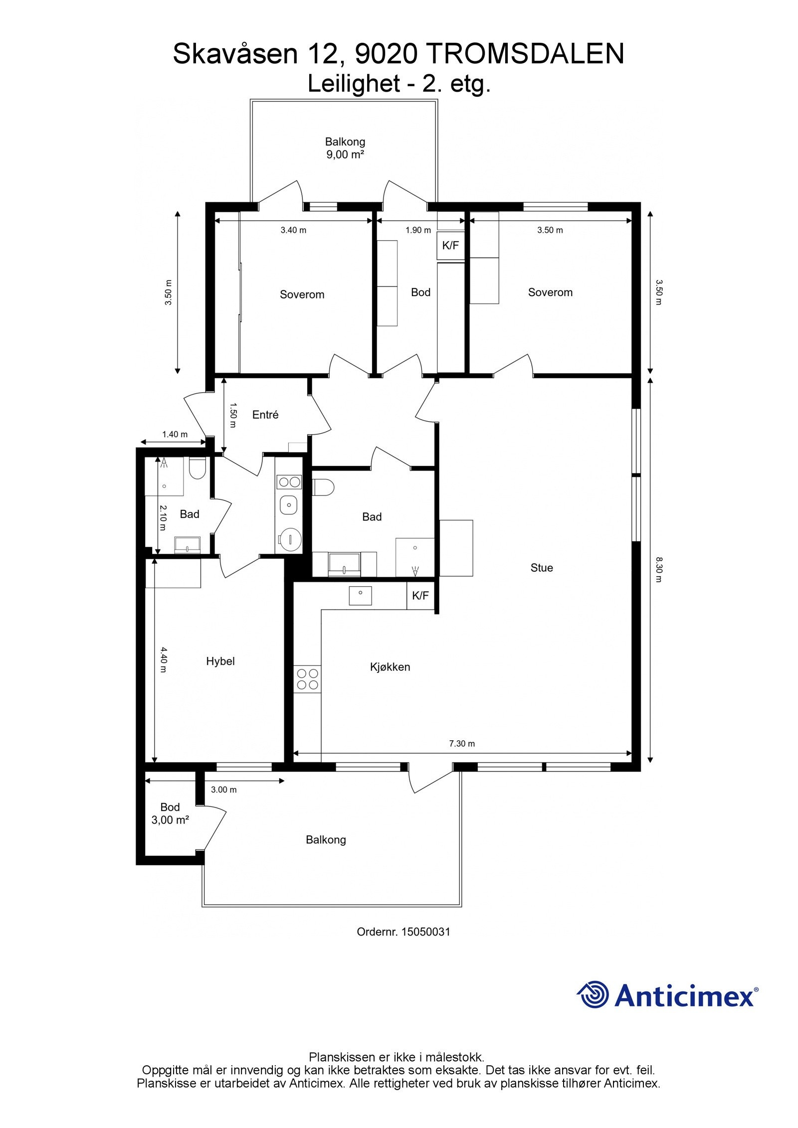 Plantegning Galleribilde