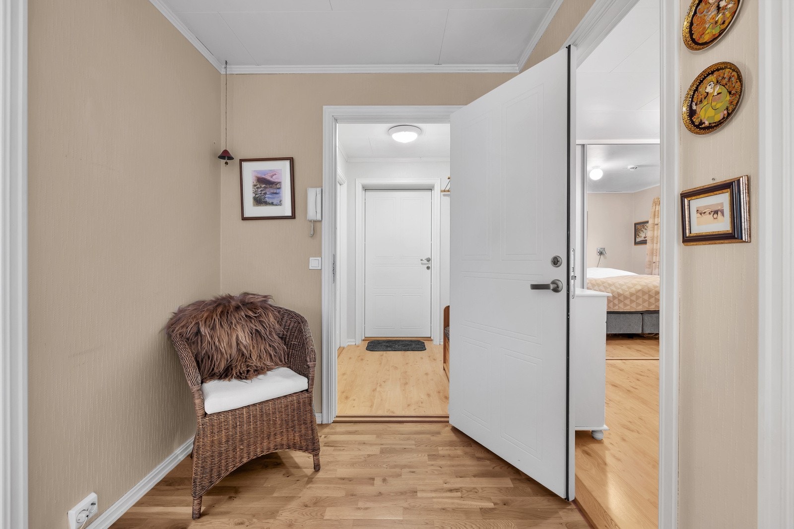 Samtlige soverom er tilbaketrukne og av god størrelse Galleribilde