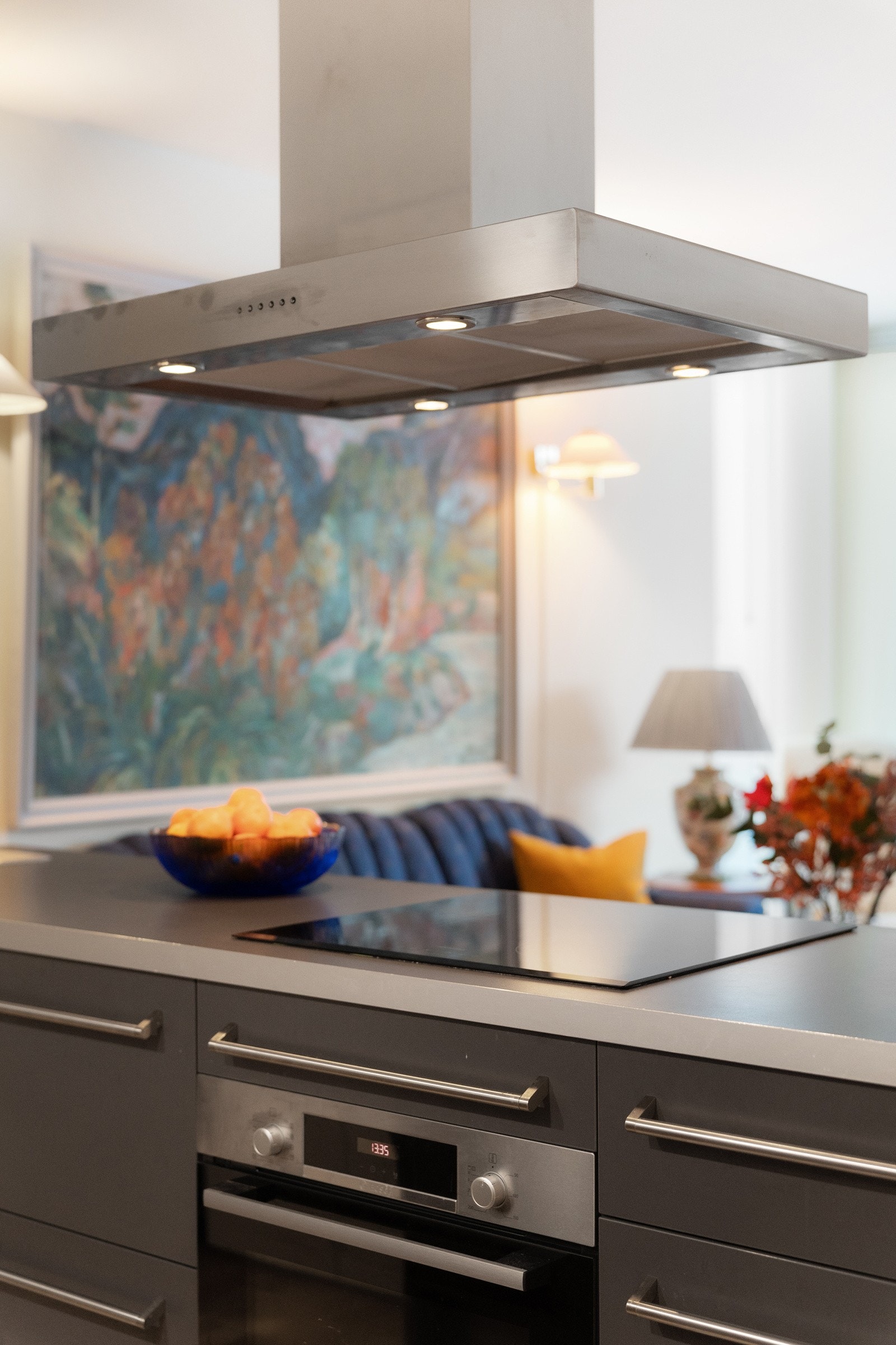 Det er avtrekk via balansert avtrekksanlegg i boenheten. Galleribilde