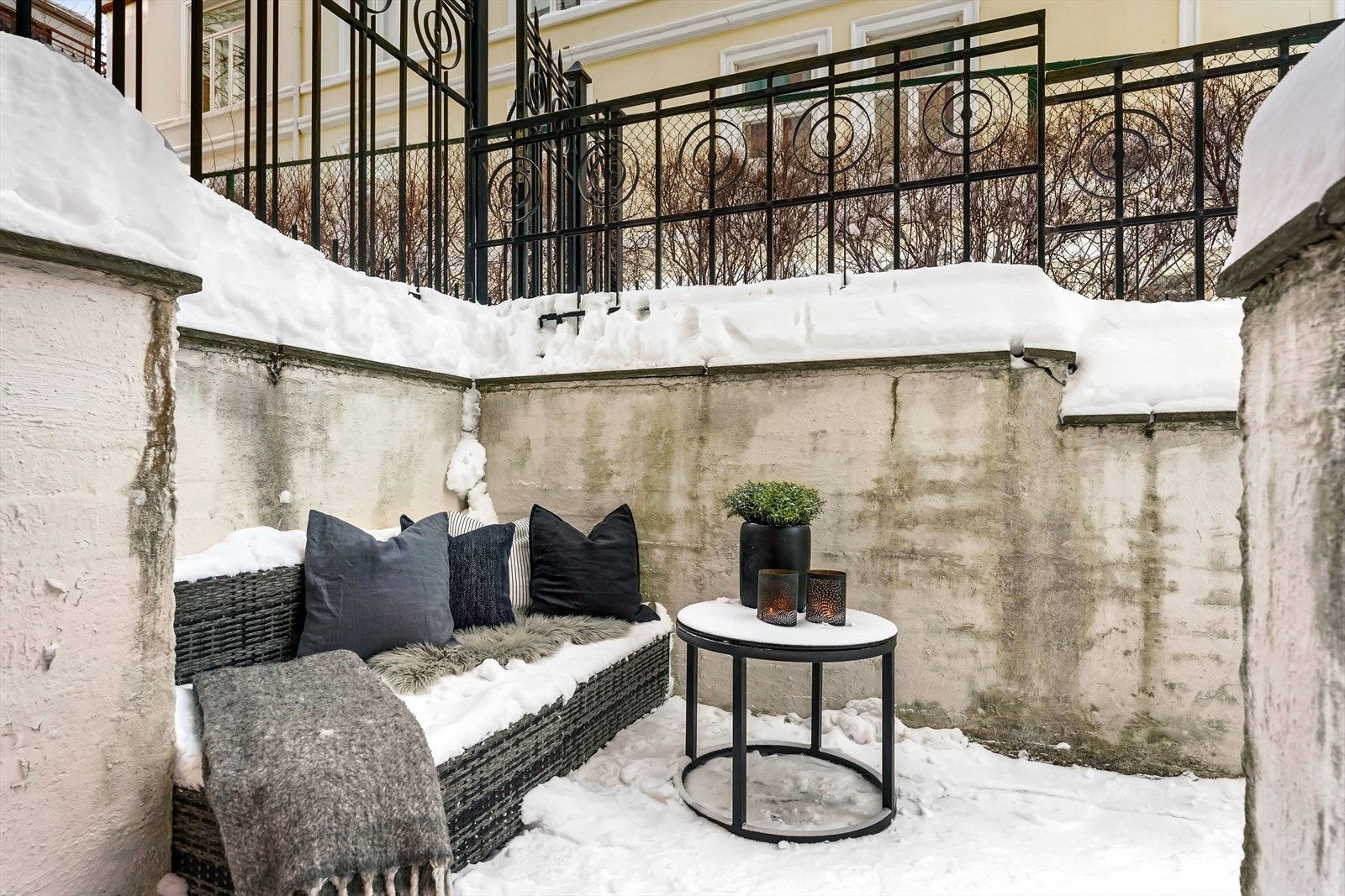 Hyggelig egen uteplass Galleribilde