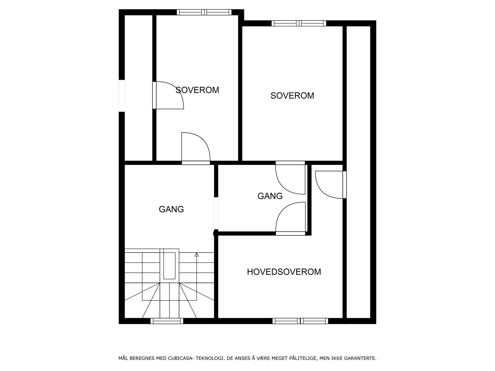 Plantegning 2. etasje Galleribilde