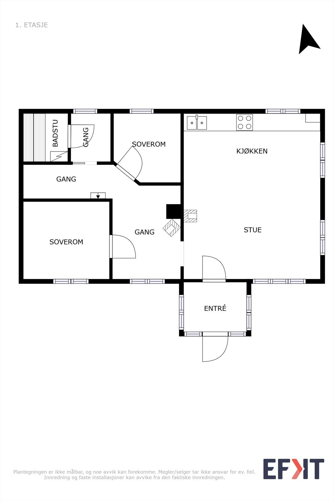 Plantegning Galleribilde