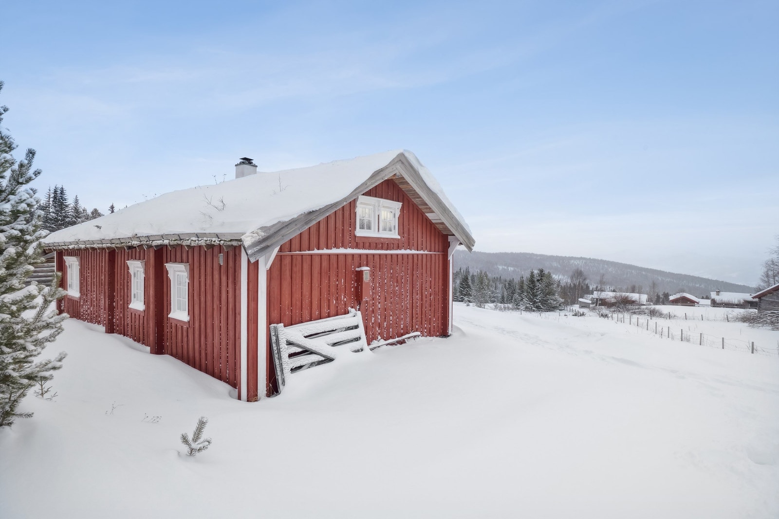 Utsikt mot Alvdal sentrum. Galleribilde