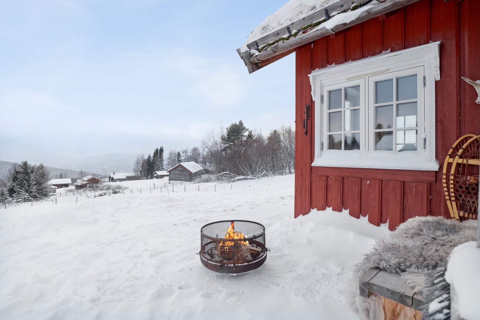 Her kan man på klarværsdager nyte utsikten. Galleribilde