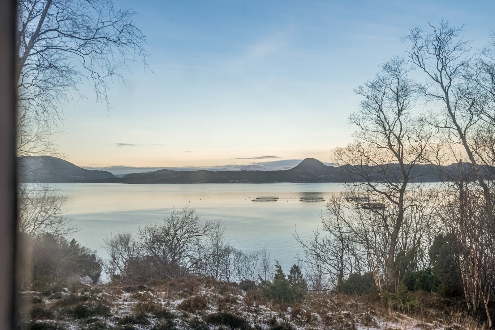 Utsikt fra stua Galleribilde