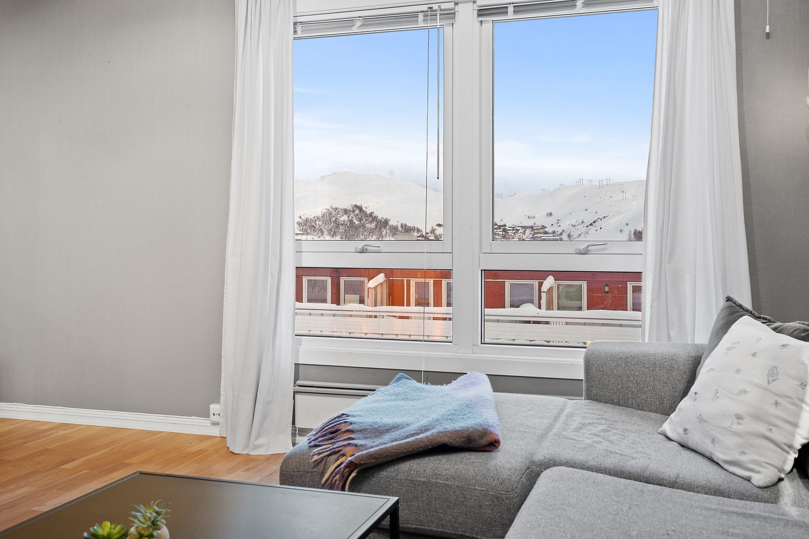 Lysinnslipp og utsikt Galleribilde