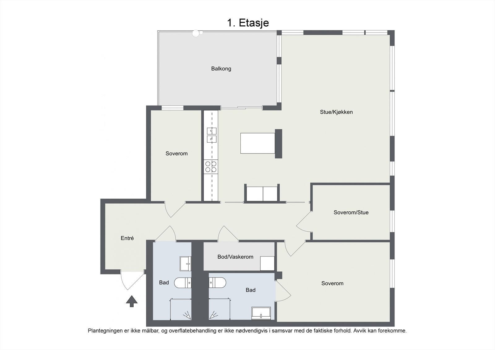 Plantegning Galleribilde