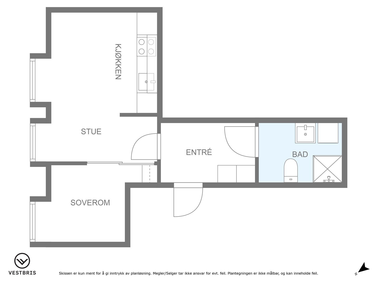 Plantegning Galleribilde