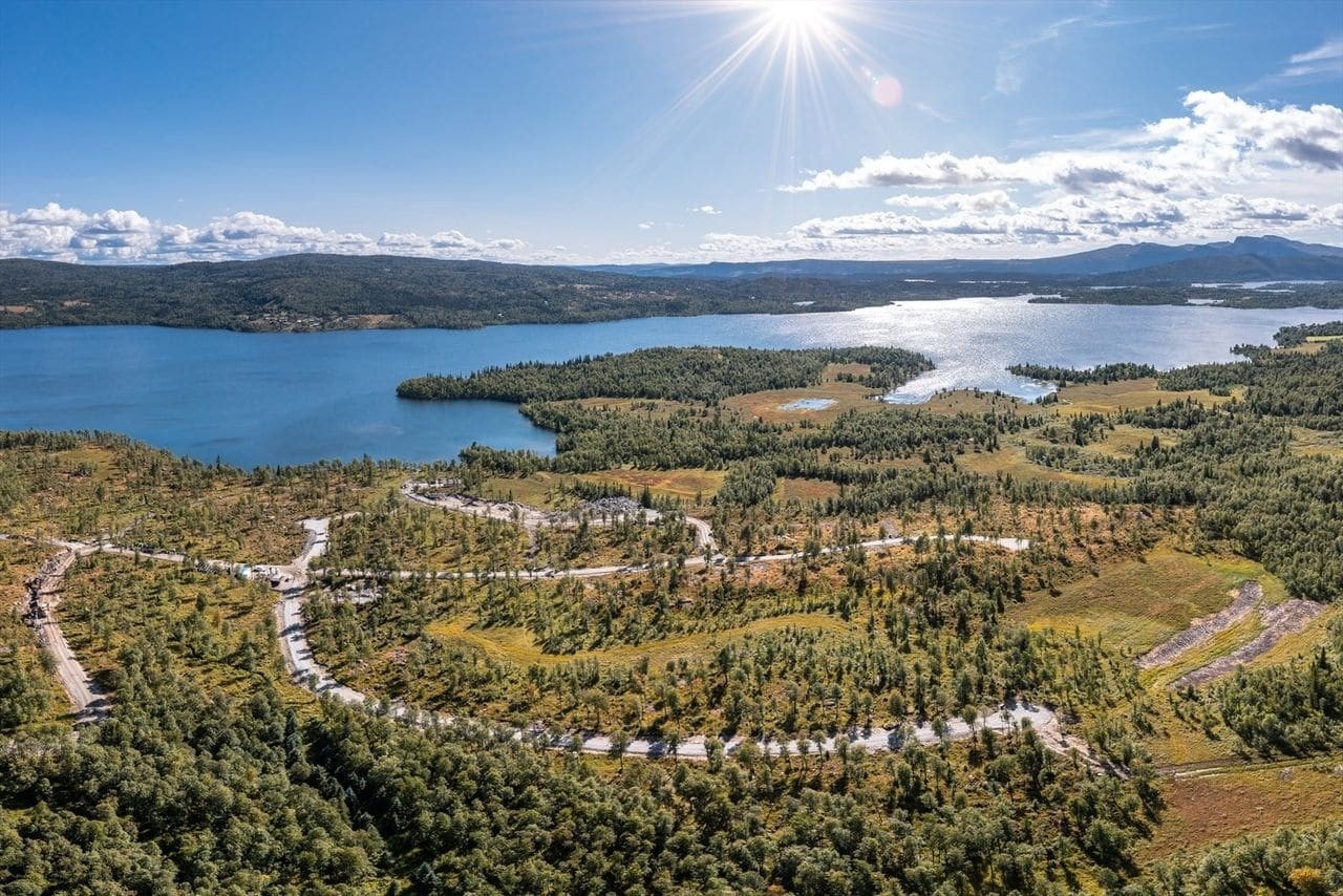 Området er klart til bygging av hytten Galleribilde