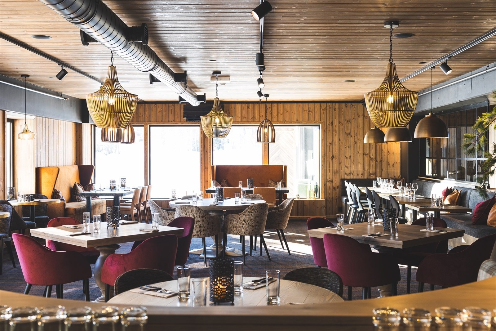 Du kan gå tørrskodd for å nyte et bedre måltid på Sofias Restaurant og Bar - som er blant Geilos mest anerkjente spisesteder Galleribilde