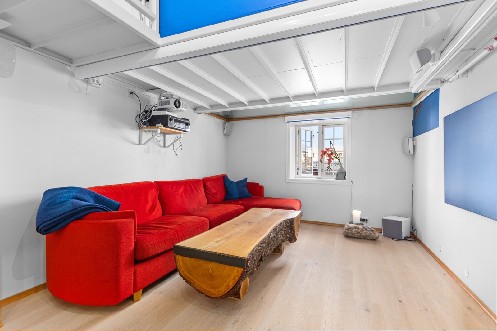 En unik leilighet med en arealutnyttelse på 46 kvadratmeter. Galleribilde