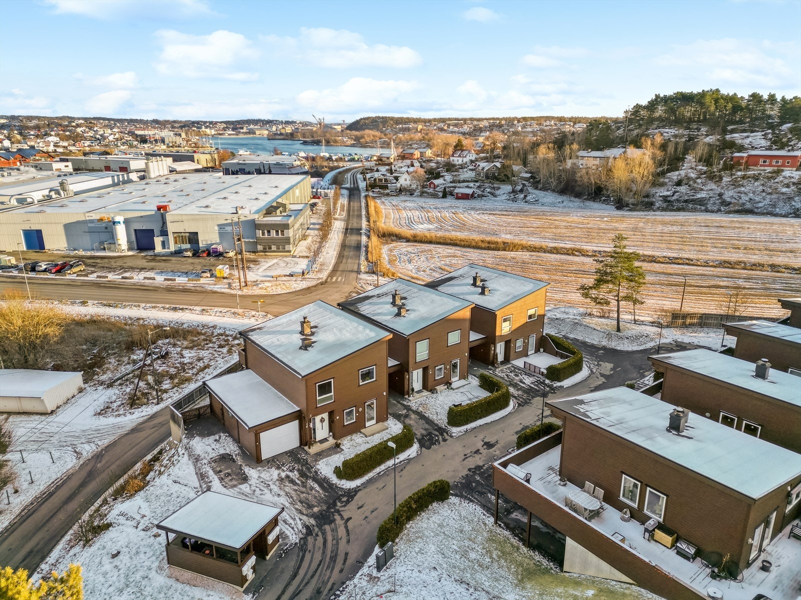 Det er ca. 10 minutter med bil til Fredrikstad sentrum. Galleribilde