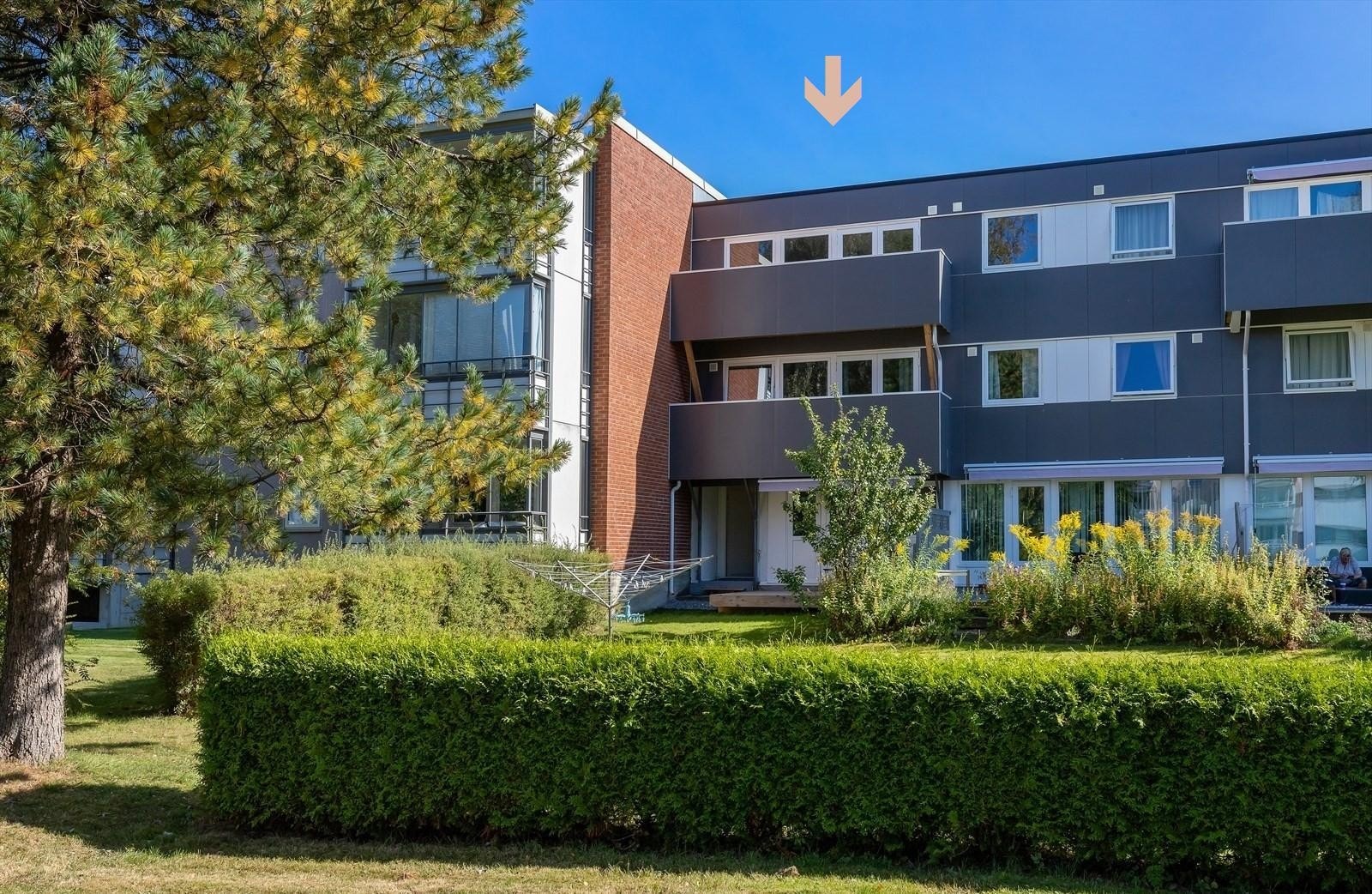 Super beliggenhet i Bugården - vestvendt mot fint fellesområde Galleribilde