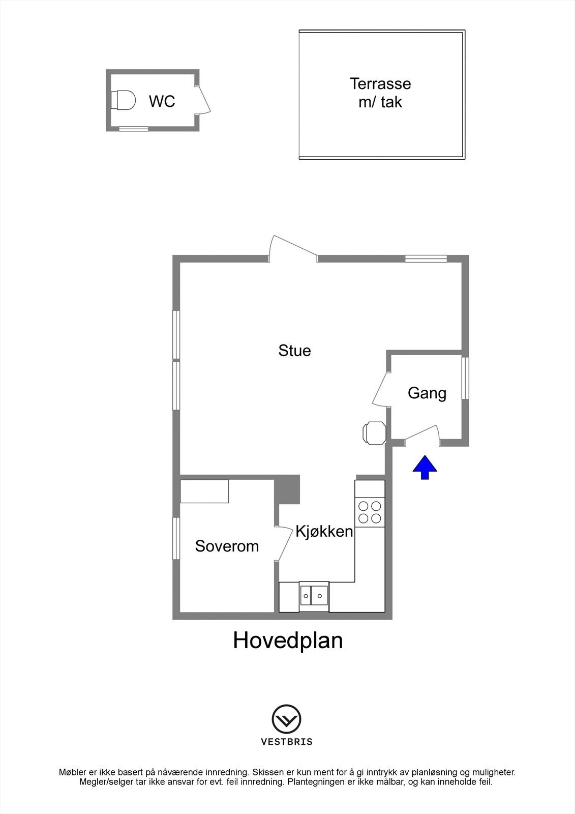 Plantegning - Jøsendal 143, 5763 Skare - Hovedplan - 2D.jpg Galleribilde