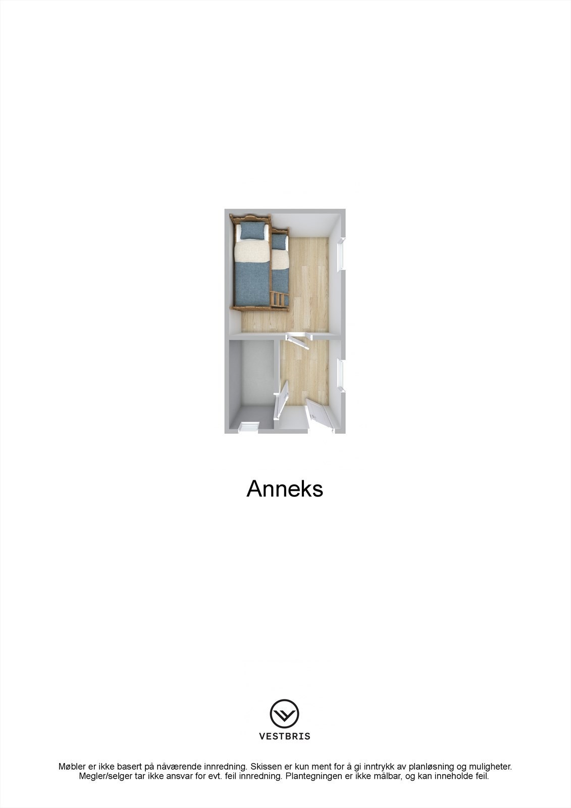 Plantegning - Jøsendal 143, 5763 Skare - Anneks - 3D.jpg Galleribilde