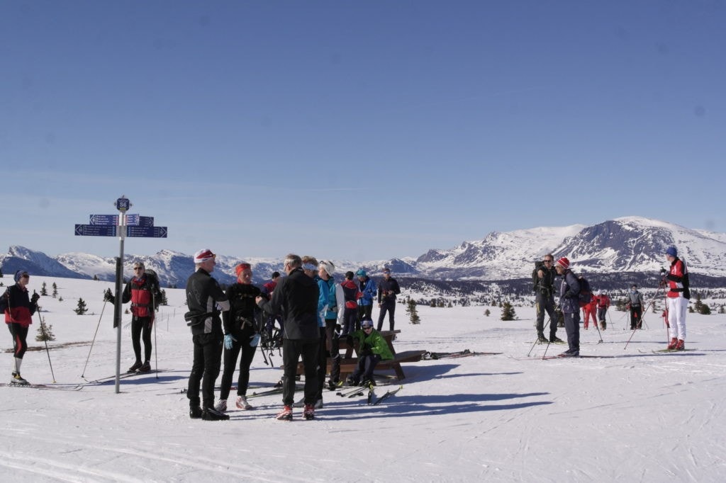 Sinsenkrysset på Golsfjellet, utsikt mot hele fjellrekka i Hemsedal! Galleribilde