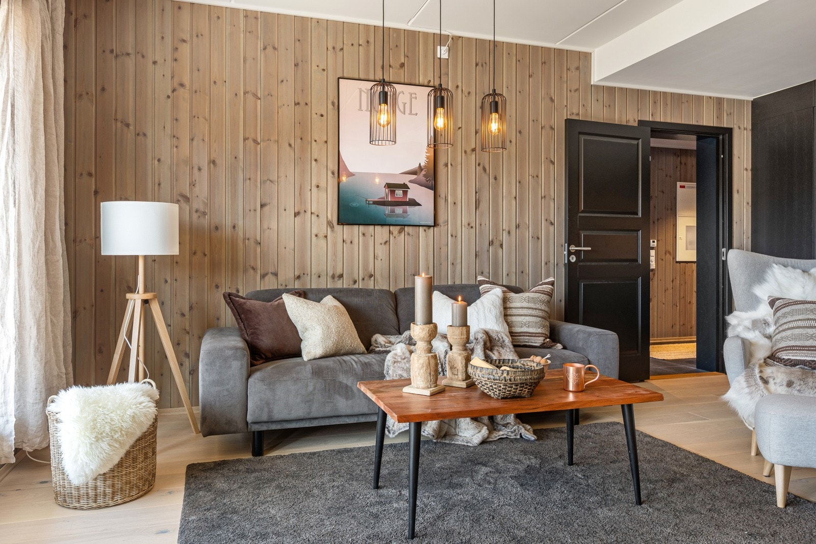 Det er lagt vekt på god kvalitet i innredninger og materialvalg Galleribilde