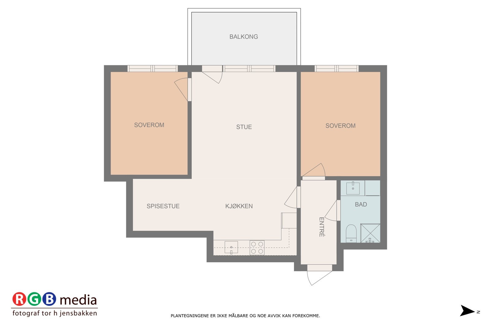 Plantegning Galleribilde