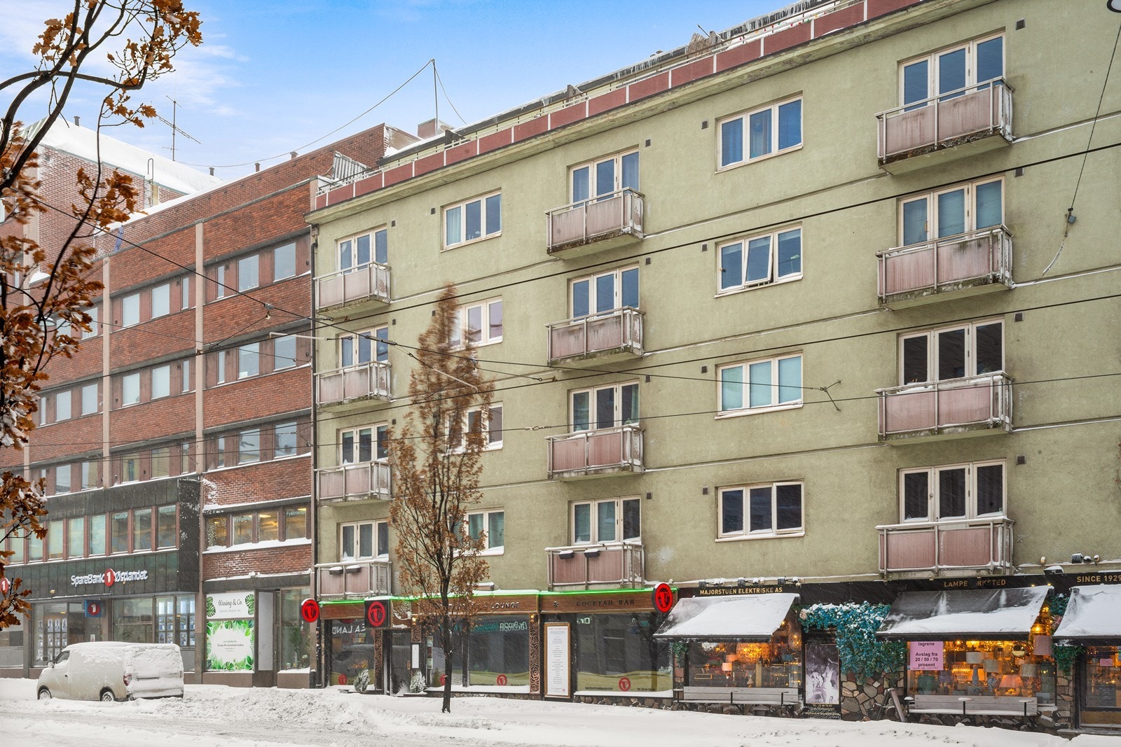 Fasade - sentralt på Majorstuen med gangavstand til det meste Galleribilde