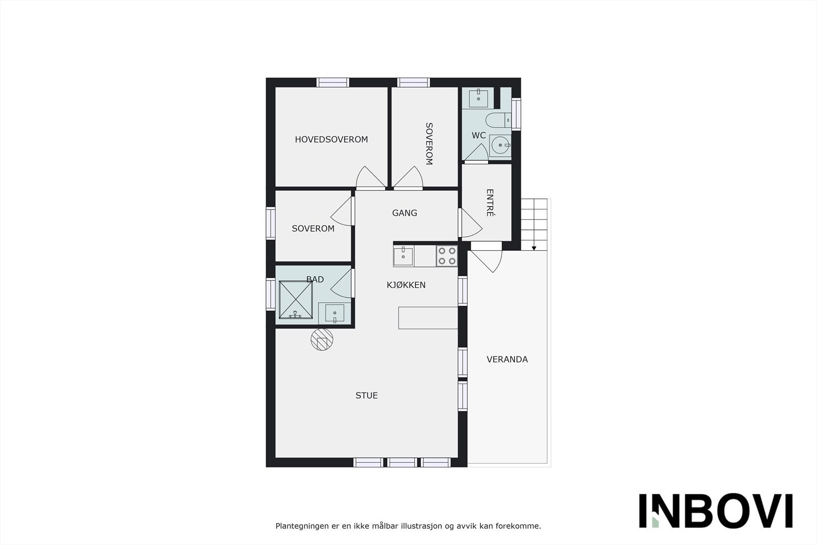 Plantegning Galleribilde