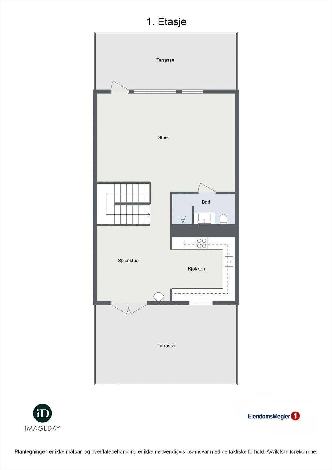 Plantegning 1. etasje. Galleribilde