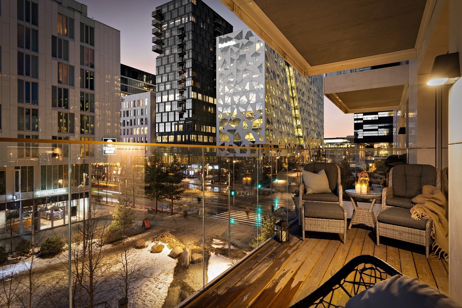 Vestvendt balkong på 9 kvm Galleribilde