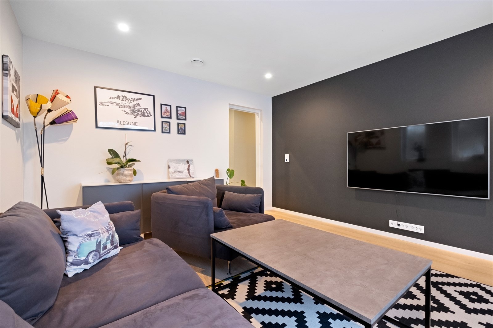 Rommet fungerer også utmerket som soverom om man har behovet Galleribilde