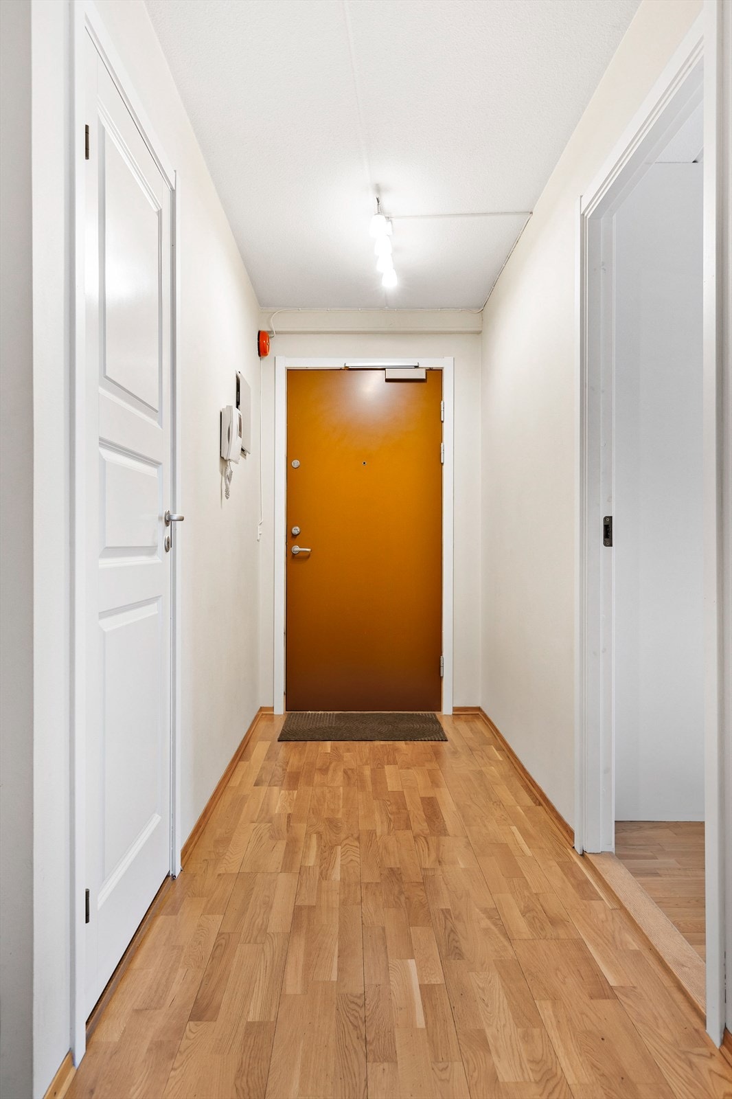 Leiligheten har en romslig entré. Galleribilde