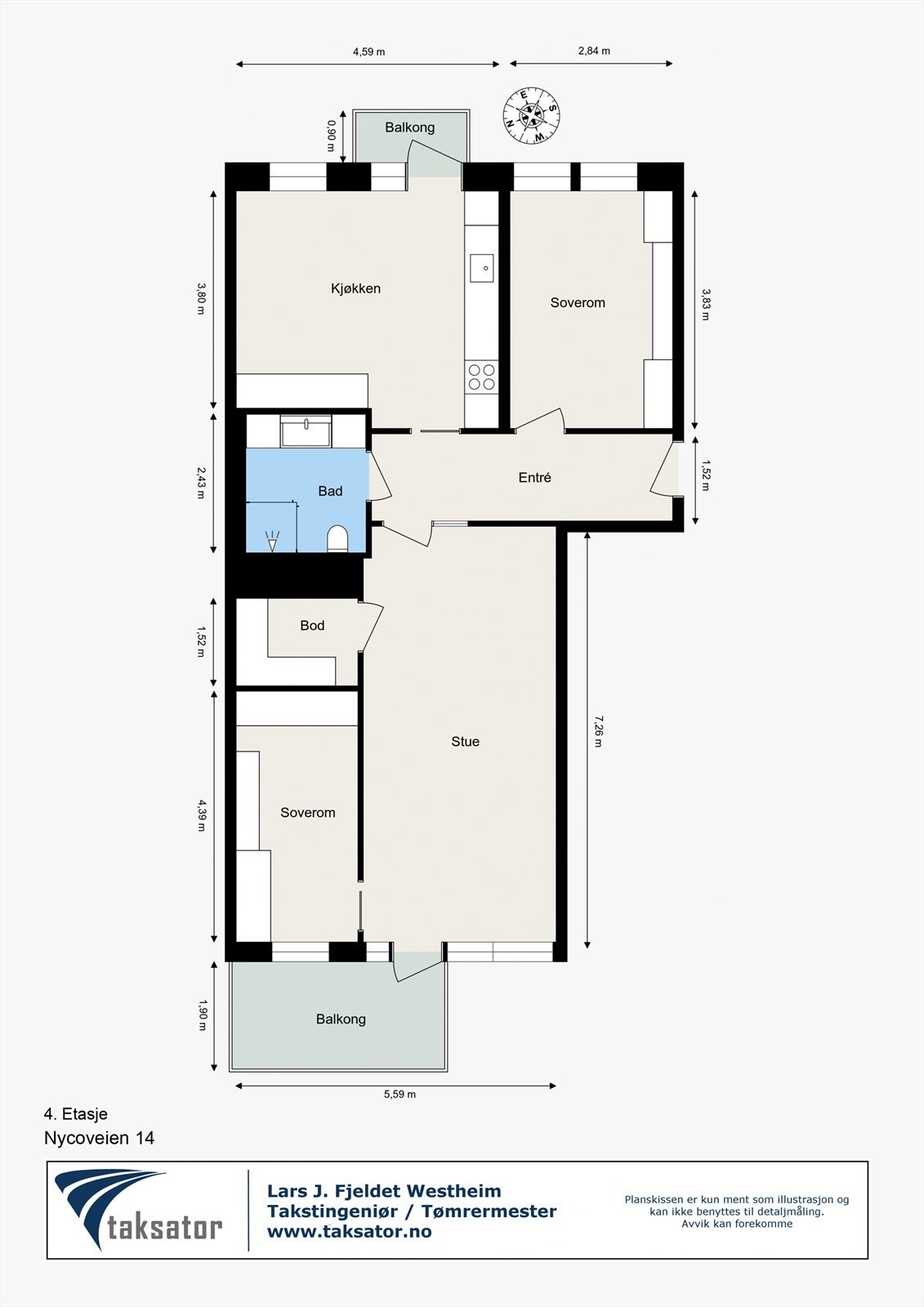 Plantegning Galleribilde