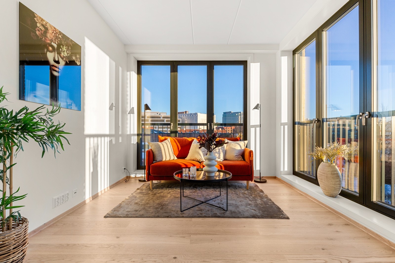 Lekker 3-roms hjørneleilighet med attraktiv beliggenhet på Ensjø. Galleribilde