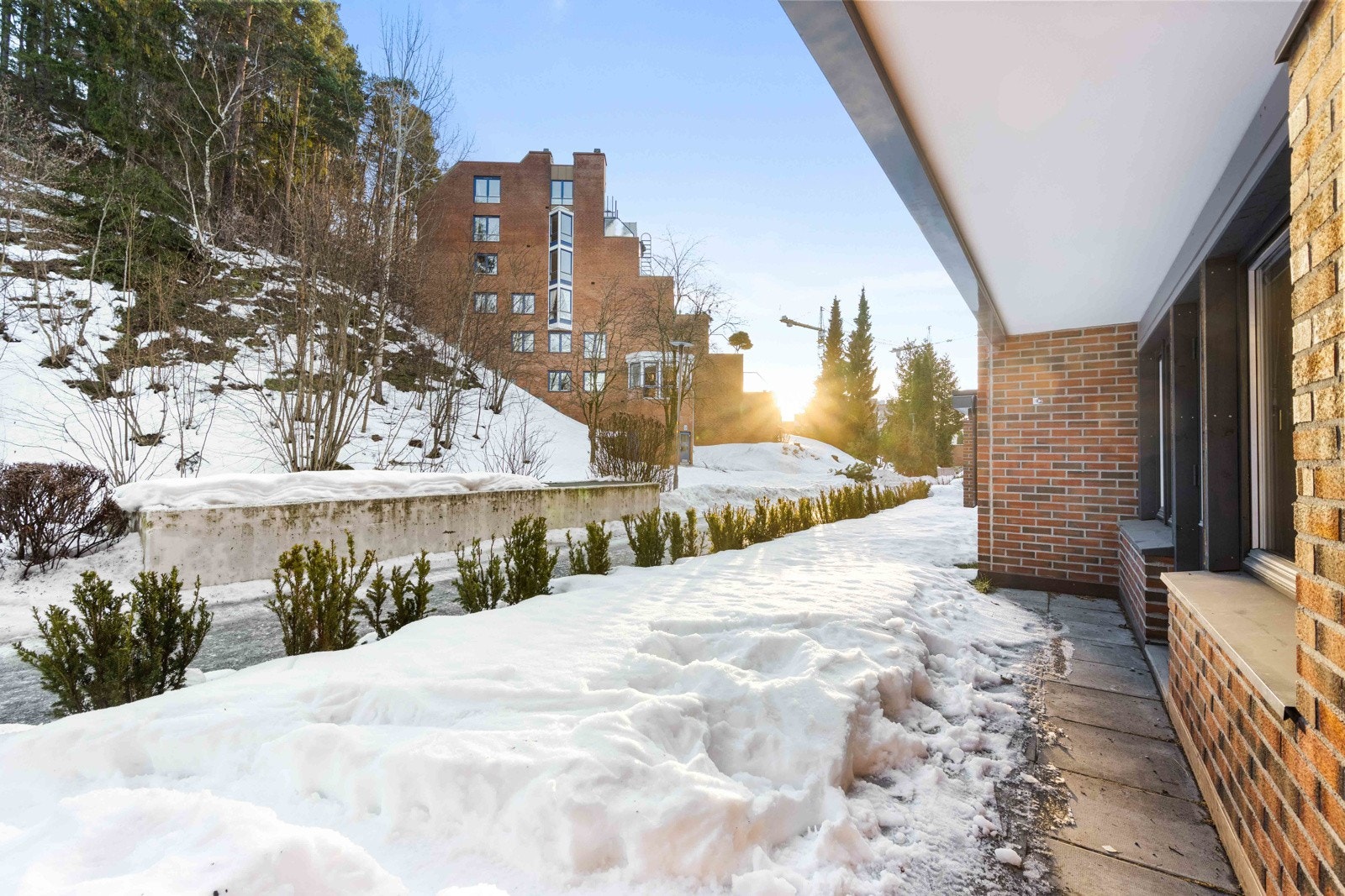 Denne uteplassen vender mot sydøst Galleribilde