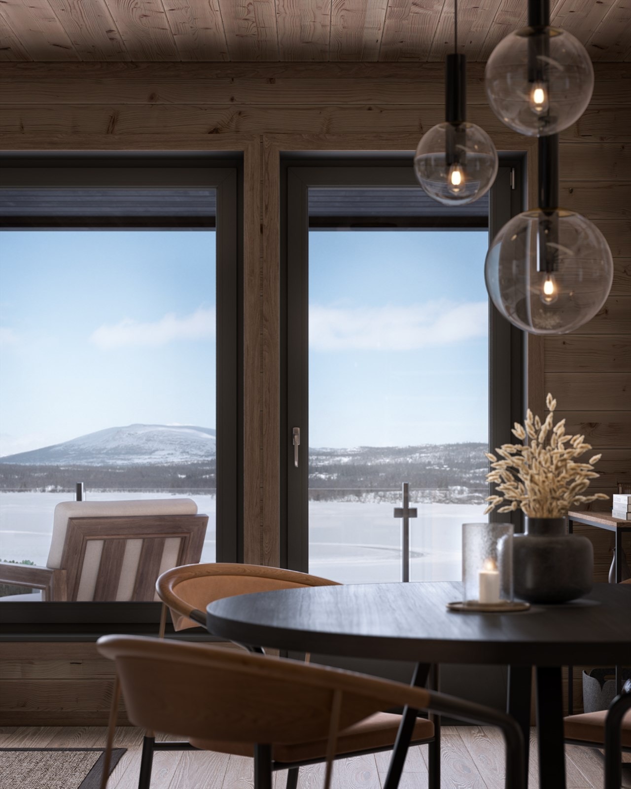 Med en nydelig utsikt mot Tisleifjorden. (leil 14.) Galleribilde
