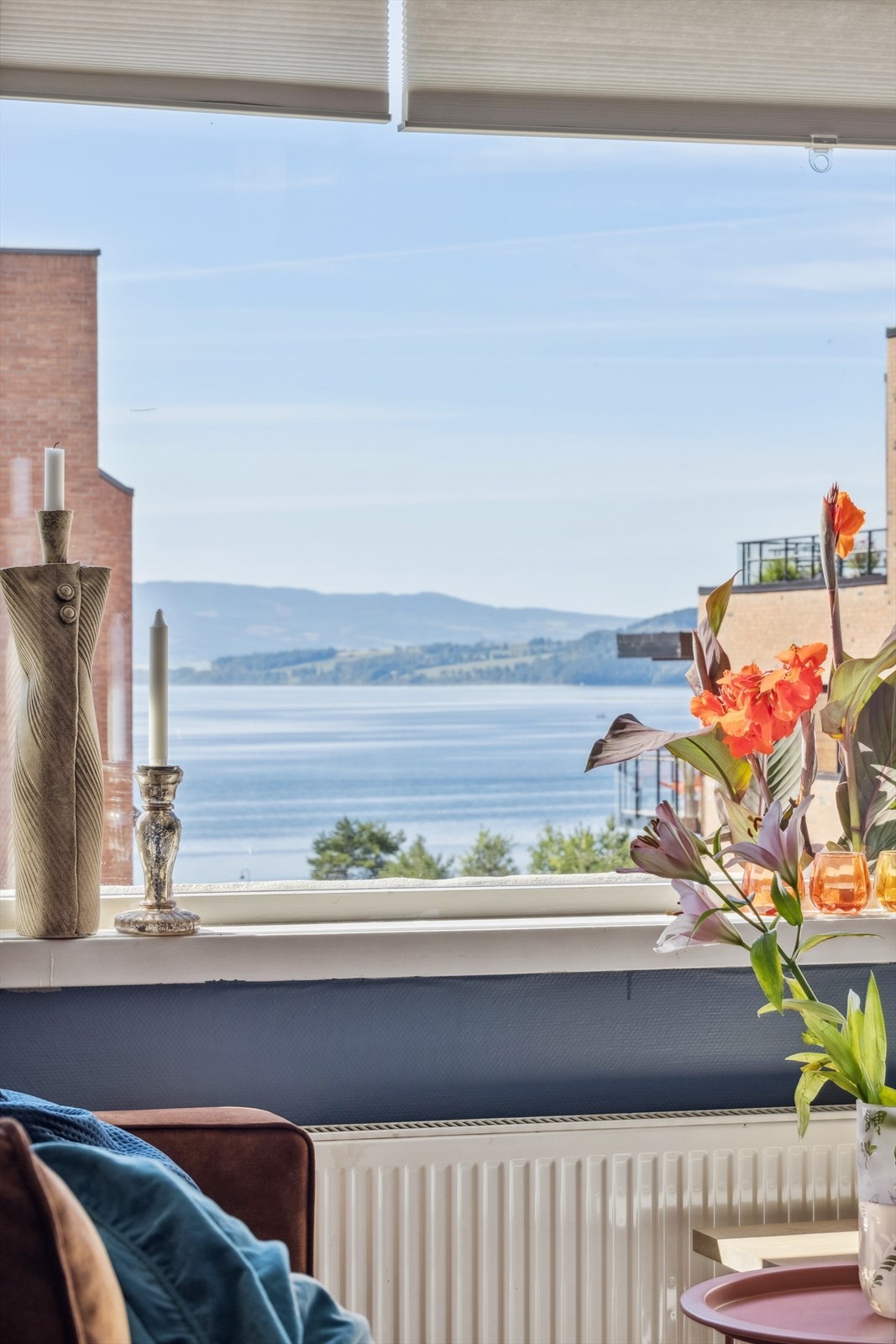 Det er flott utsikt fra flere rom i leiligheten Galleribilde