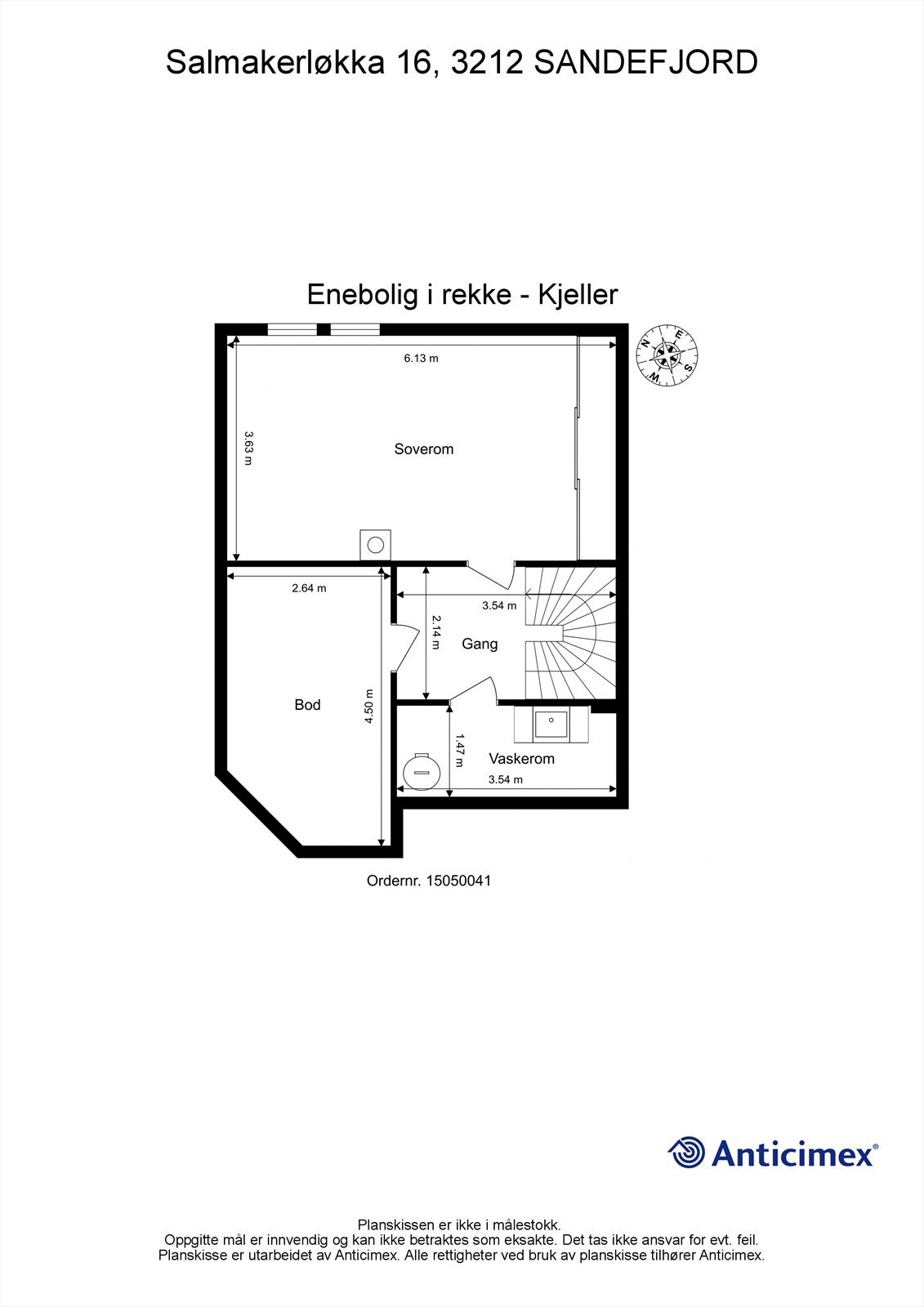 Plantegning kjeller Galleribilde