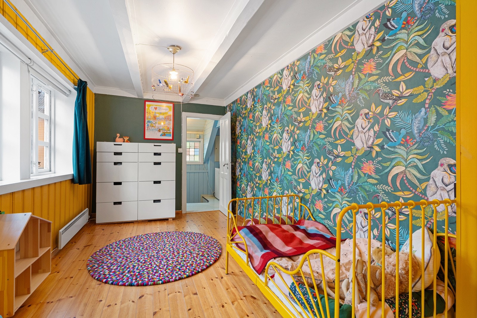 Rommet har en god atmosfære som passer ypperlig for småbarn! Galleribilde