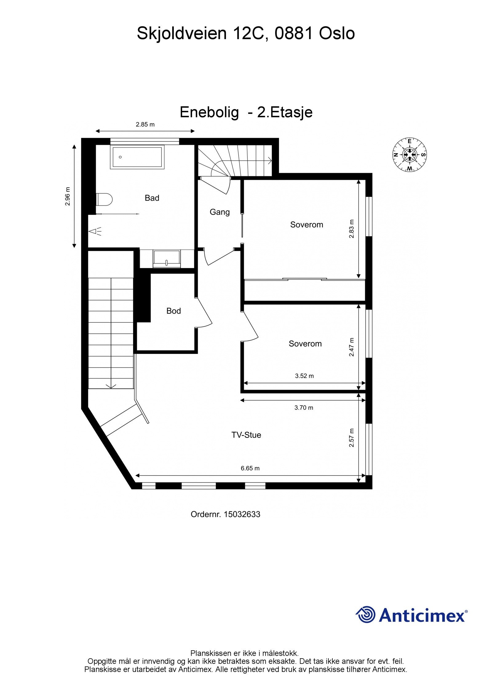 Plantegning 2. etasje. Galleribilde