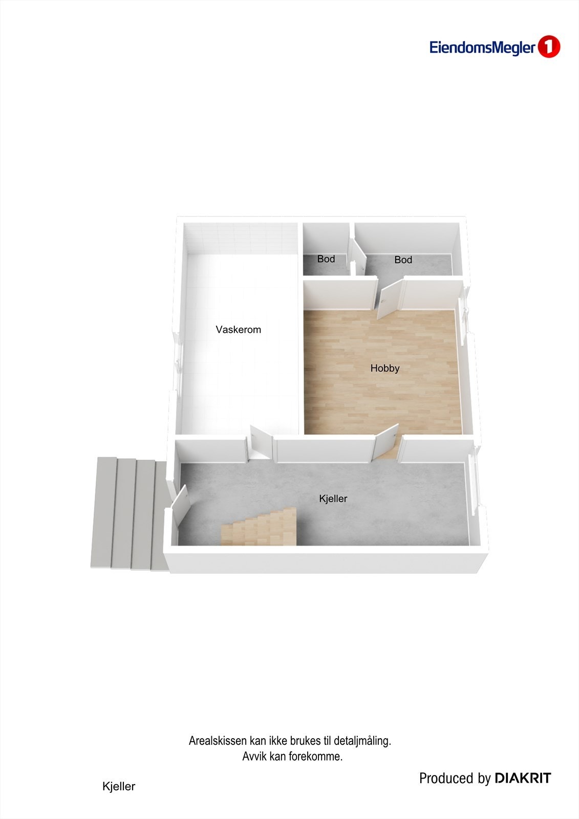 Plantegning kjeller Galleribilde