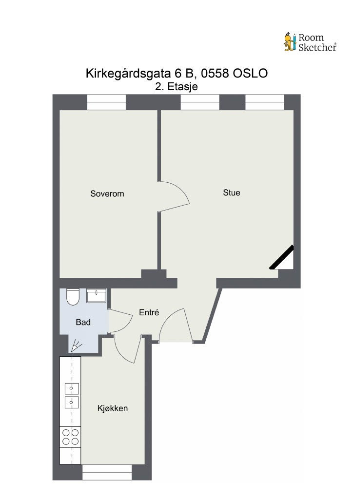 Plantegning Galleribilde