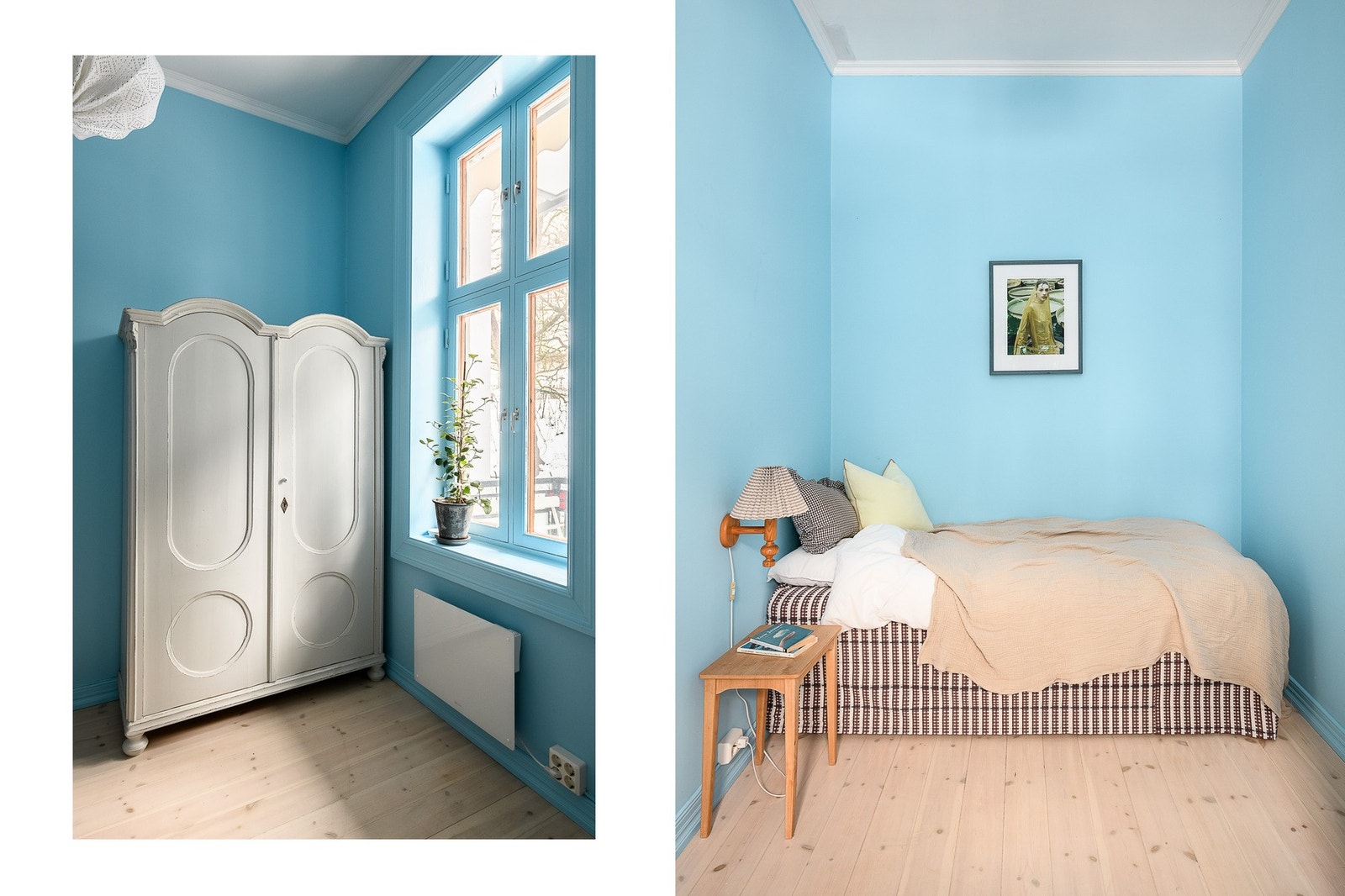 Soverom med gode lysforhold og hyggelig atmosfære. Galleribilde