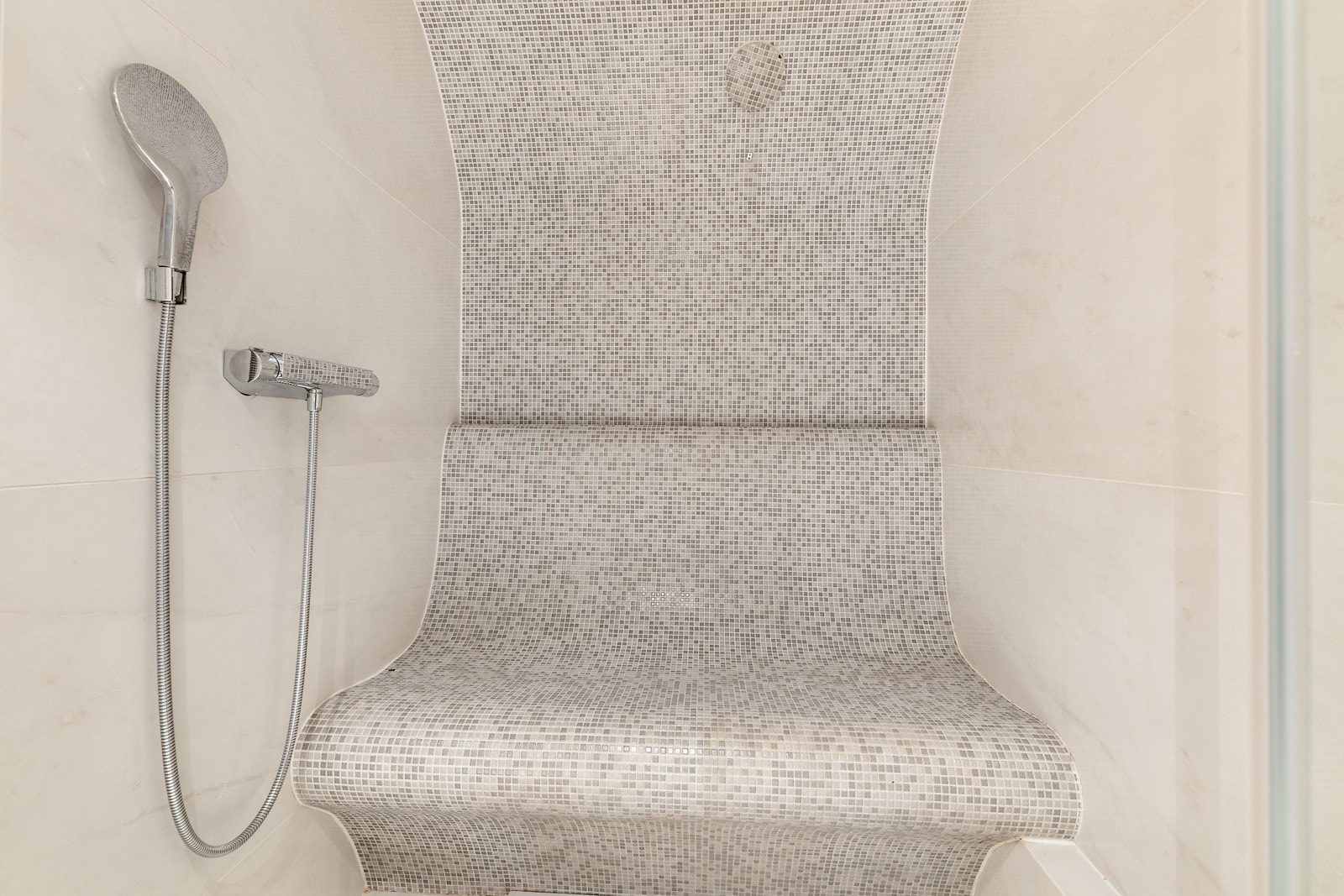 Steamrom med glassdør Galleribilde