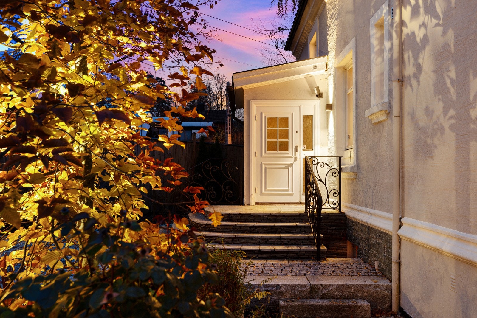 Hyggelig inngangsparti Galleribilde