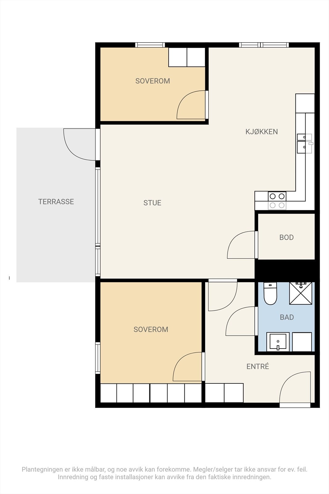 Plantegning Galleribilde