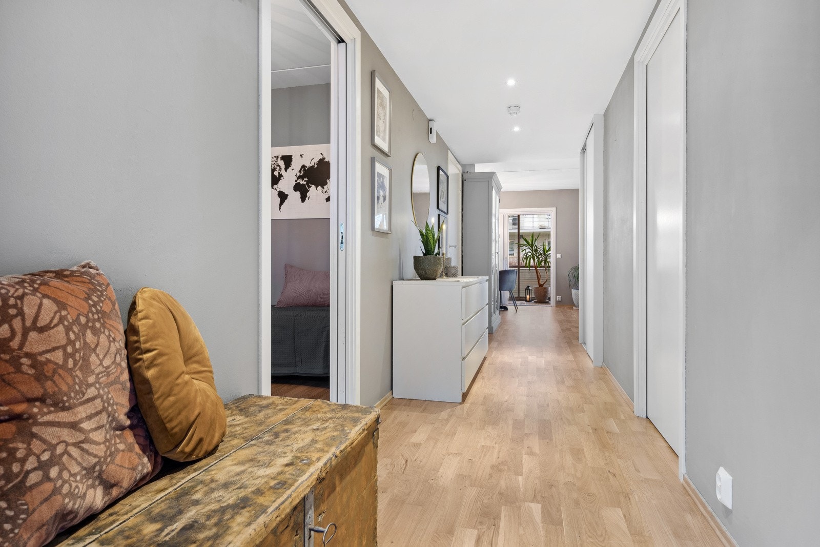 Som beboer i sameiet har man tilgang til felles trimrom og servicebygg til utleie for møter, selskap mm. Galleribilde