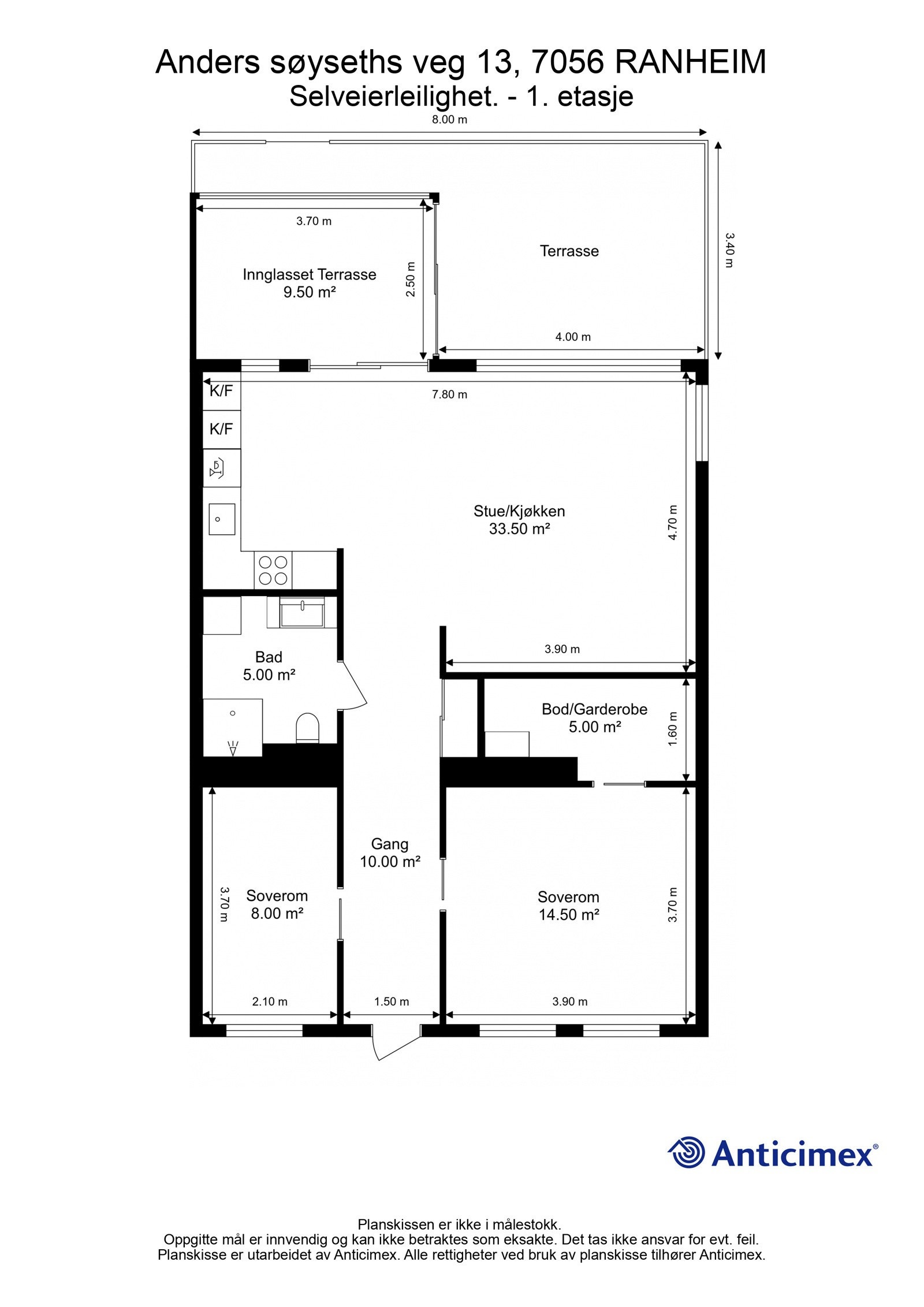 Plantegning Galleribilde