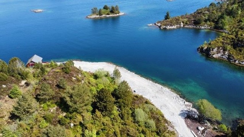 Velkommen til Skåravegen hyttefelt - Påbegynt naust-og bryggeområdet en liten gange fra tomten. Galleribilde