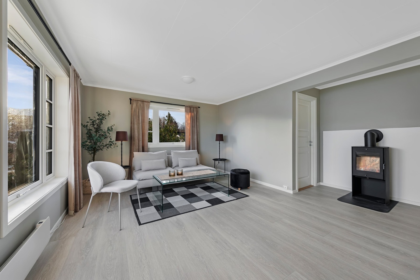 Vedfyring Galleribilde