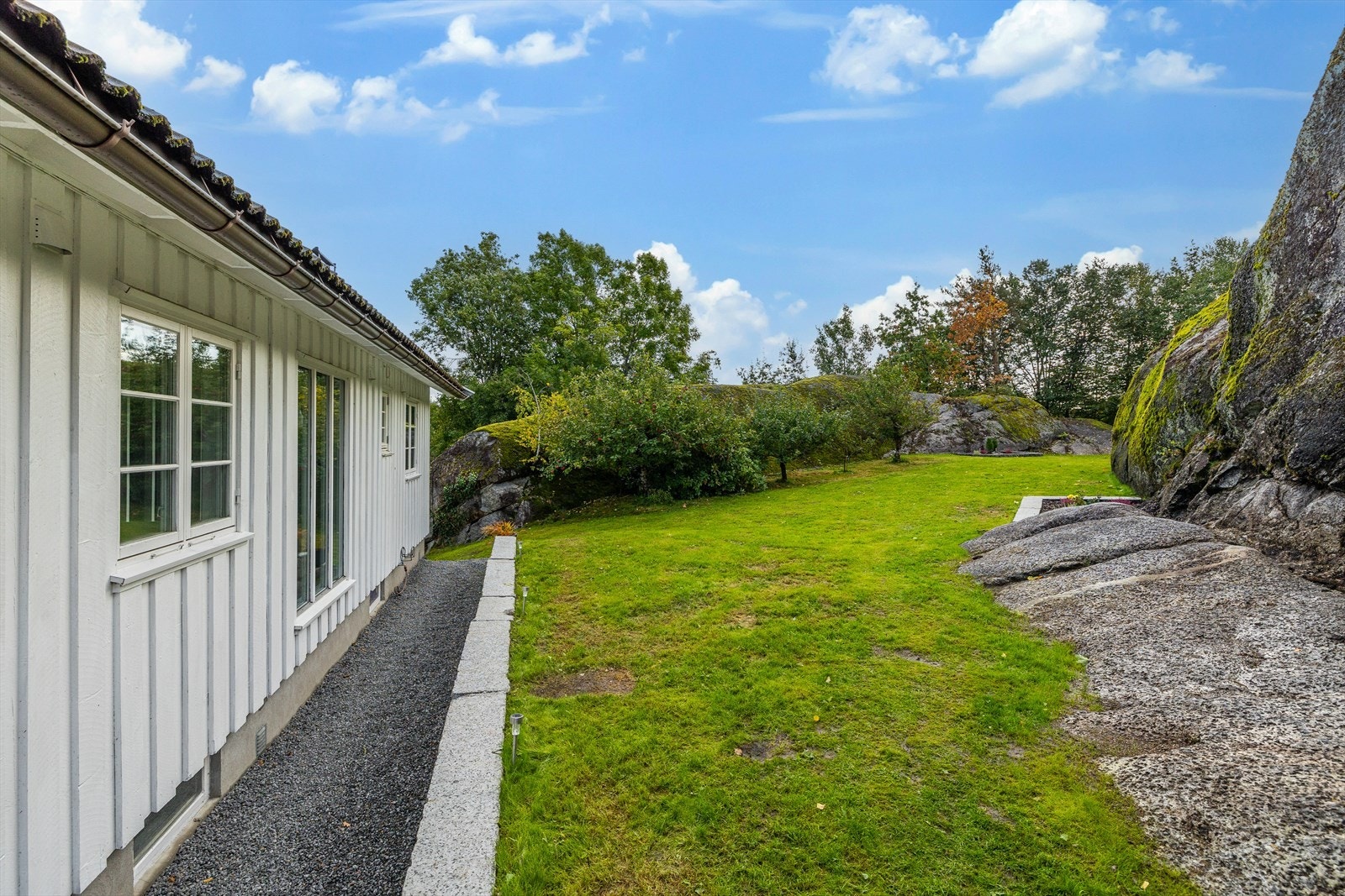 Opparbeidet med mur Galleribilde