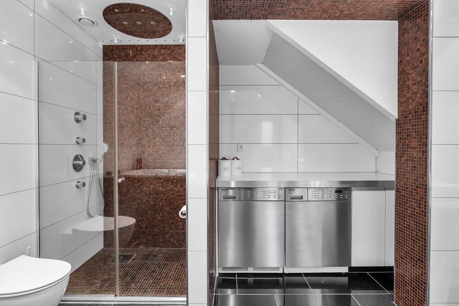 Praktisk nisje for hvitvarer Galleribilde